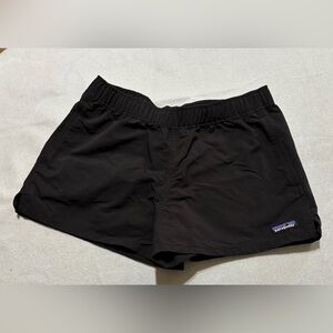 Patagonia Black Athletic Shorts Lightweight Elastic Waist